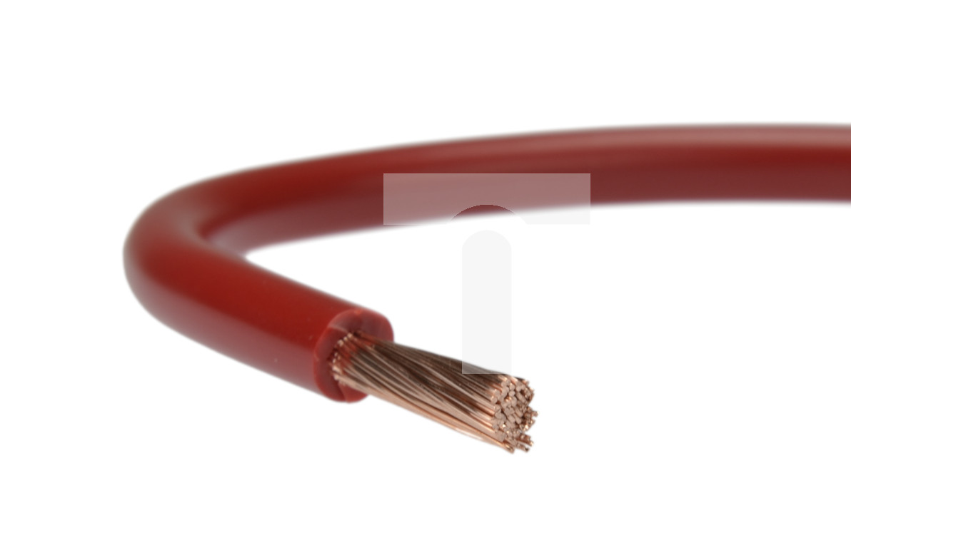 Installation cable H07V-K / LgY 10 750V red flexible cable Electrokabel / /T2UK