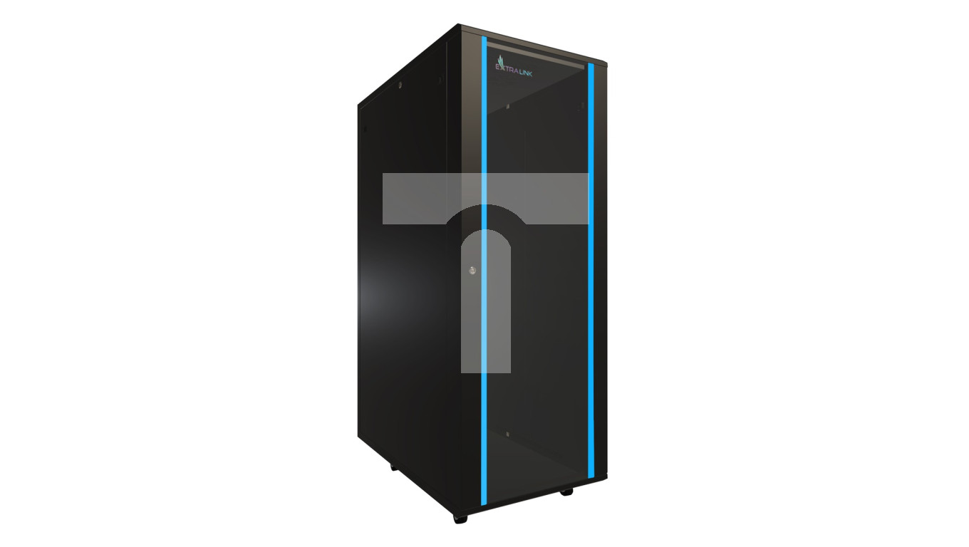 Extralink 37U Stand Rack Cabinet 600x1000 Black/T2DE - Picture 1 of 1