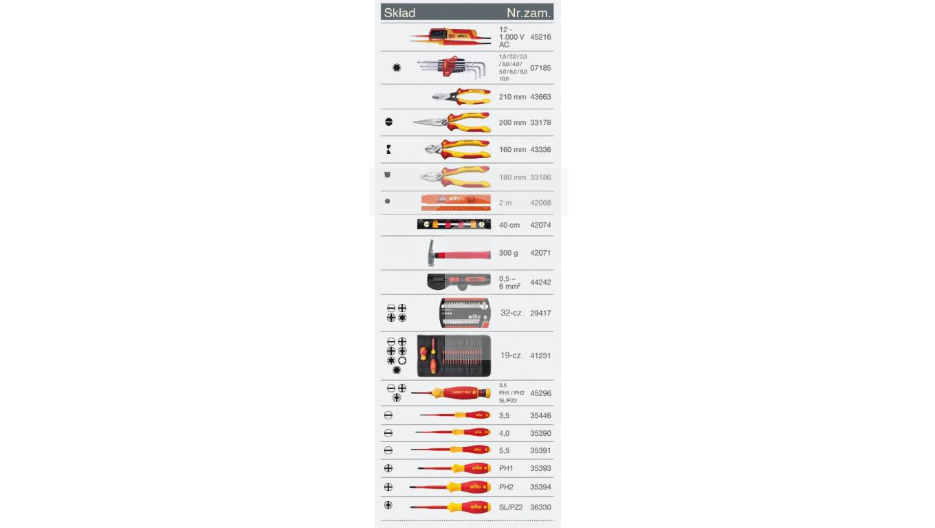 WIHA 45734 Mallette à outils XXL 4 pour électriciens (82 pcs