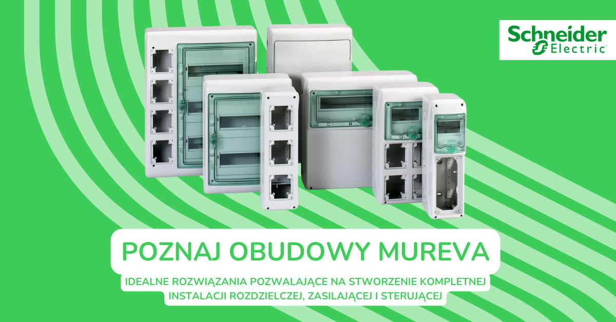 Mureva  – wielofunkcyjne obudowy wodo- i pyłoodporne od Schneider Electric