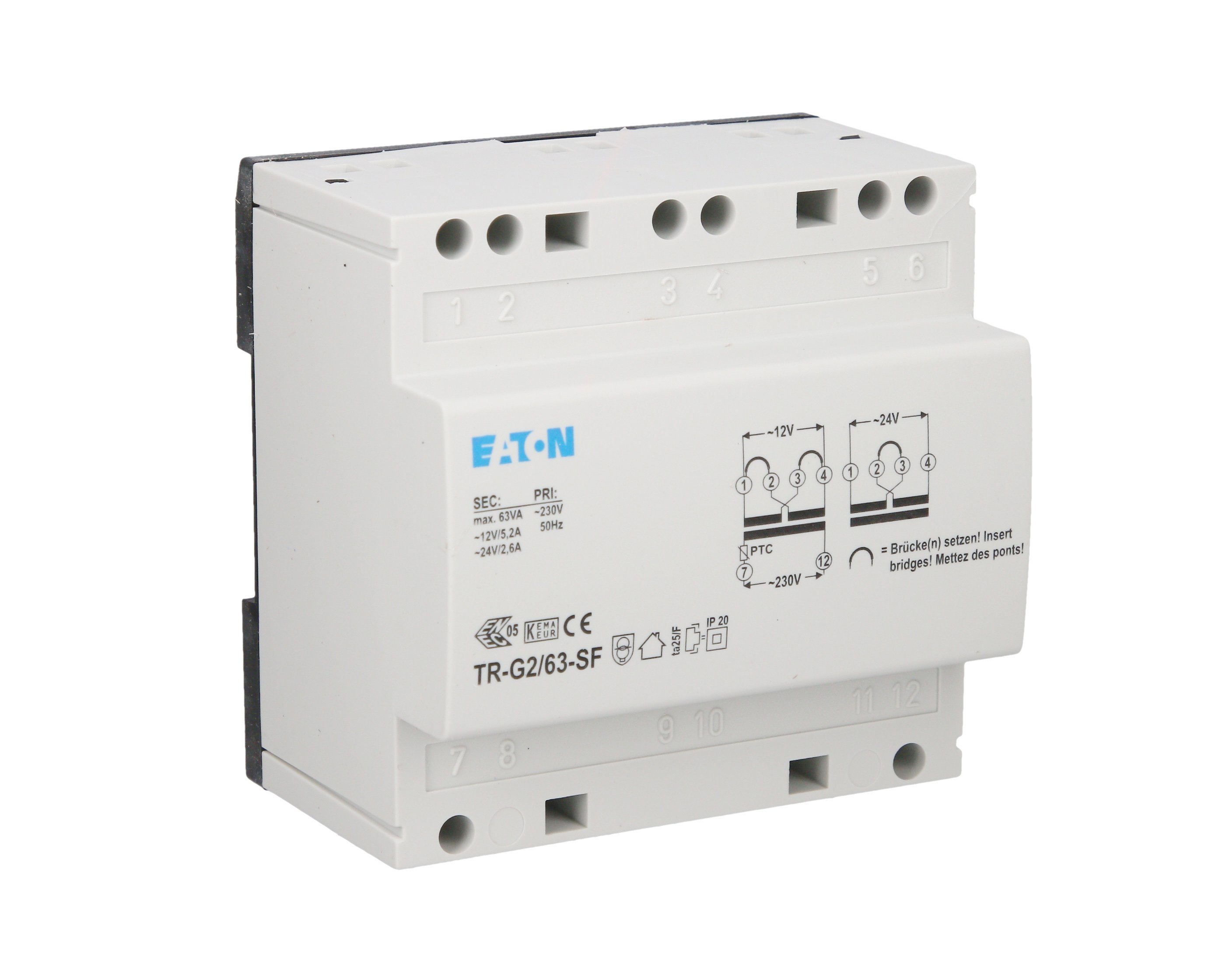 Eaton - 272485 - Trasformatore, 230 V, 12-24V, 5,2-2.6A